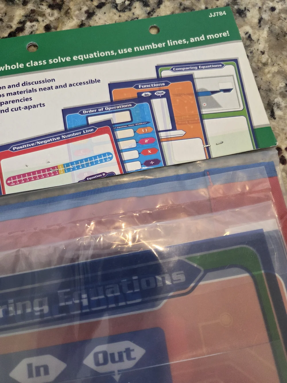 Lakeshore Solving Equations Overhead Kit Algebra Educational Math JJ784 Ages 9+